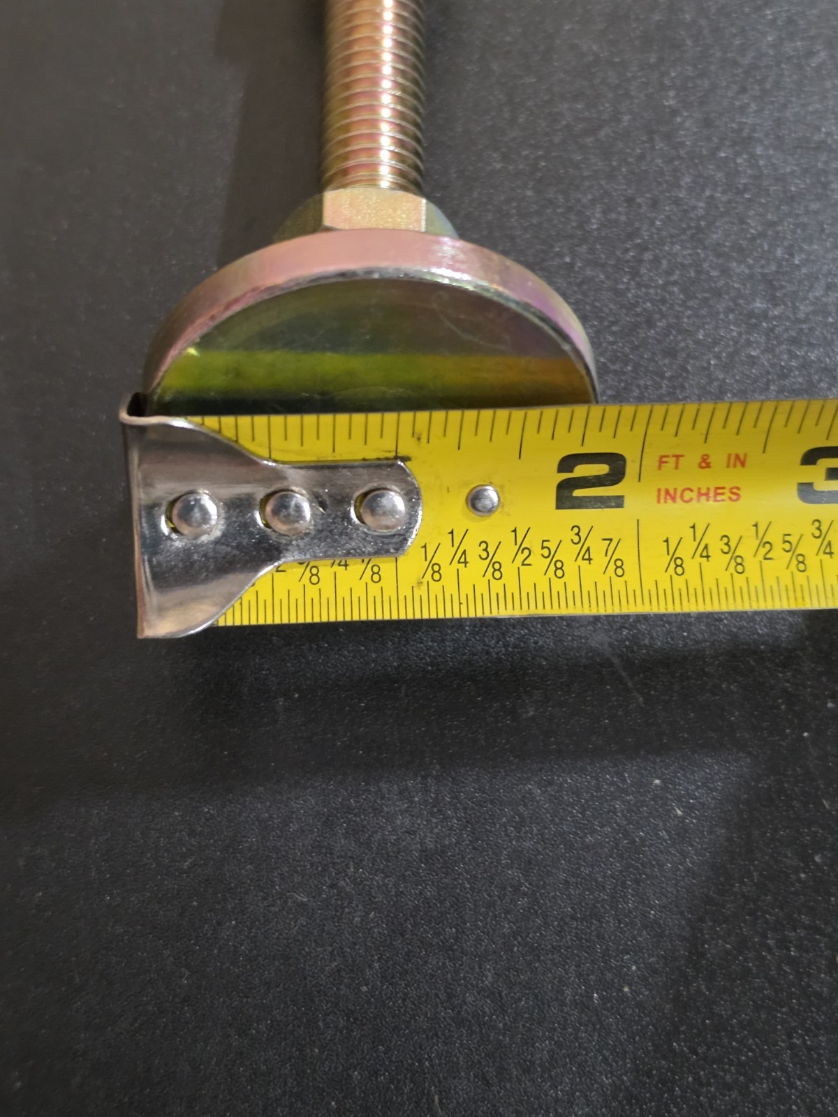 Heavy Duty Adjustable Leveling Foot 1/2″ Thread – Base 2″ – Height 3″