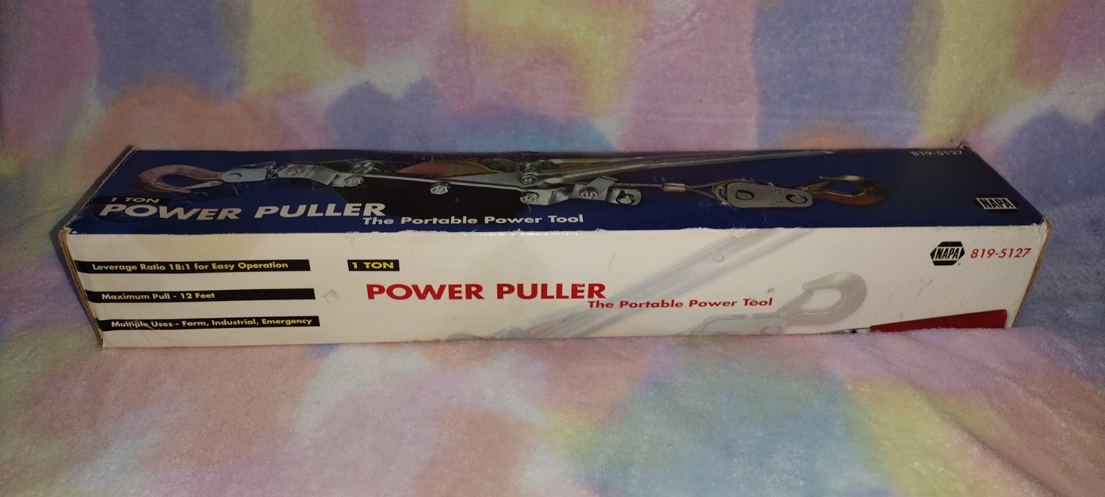 NAPA 1 Ton Power Puller Portable Power Tool 819-5127