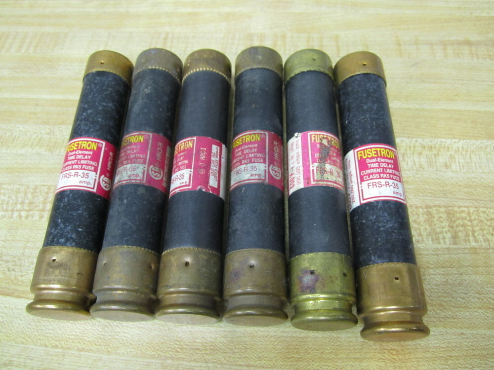 Buss FRS-R-35 Bussmann Fuse Cross Ref 6A833 (Pack of 6)