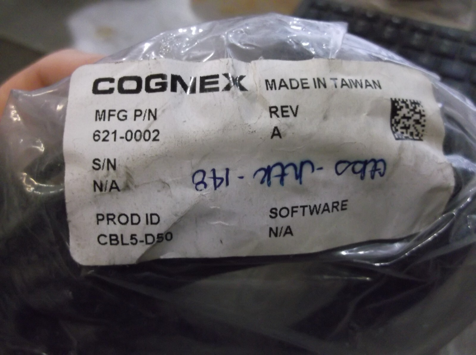 NEW IN PKG COGNEX 621-0002 REV A CORDSET CABLE 25 FT. WL63-2)