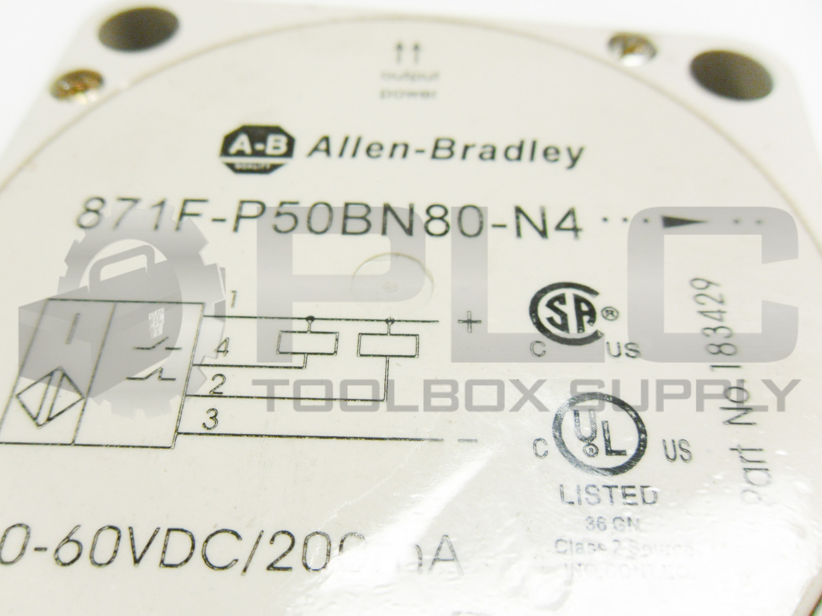 NEW ALLEN BRADLEY 871F-P50BN80-N4 FLAT PACK 10-60VDC