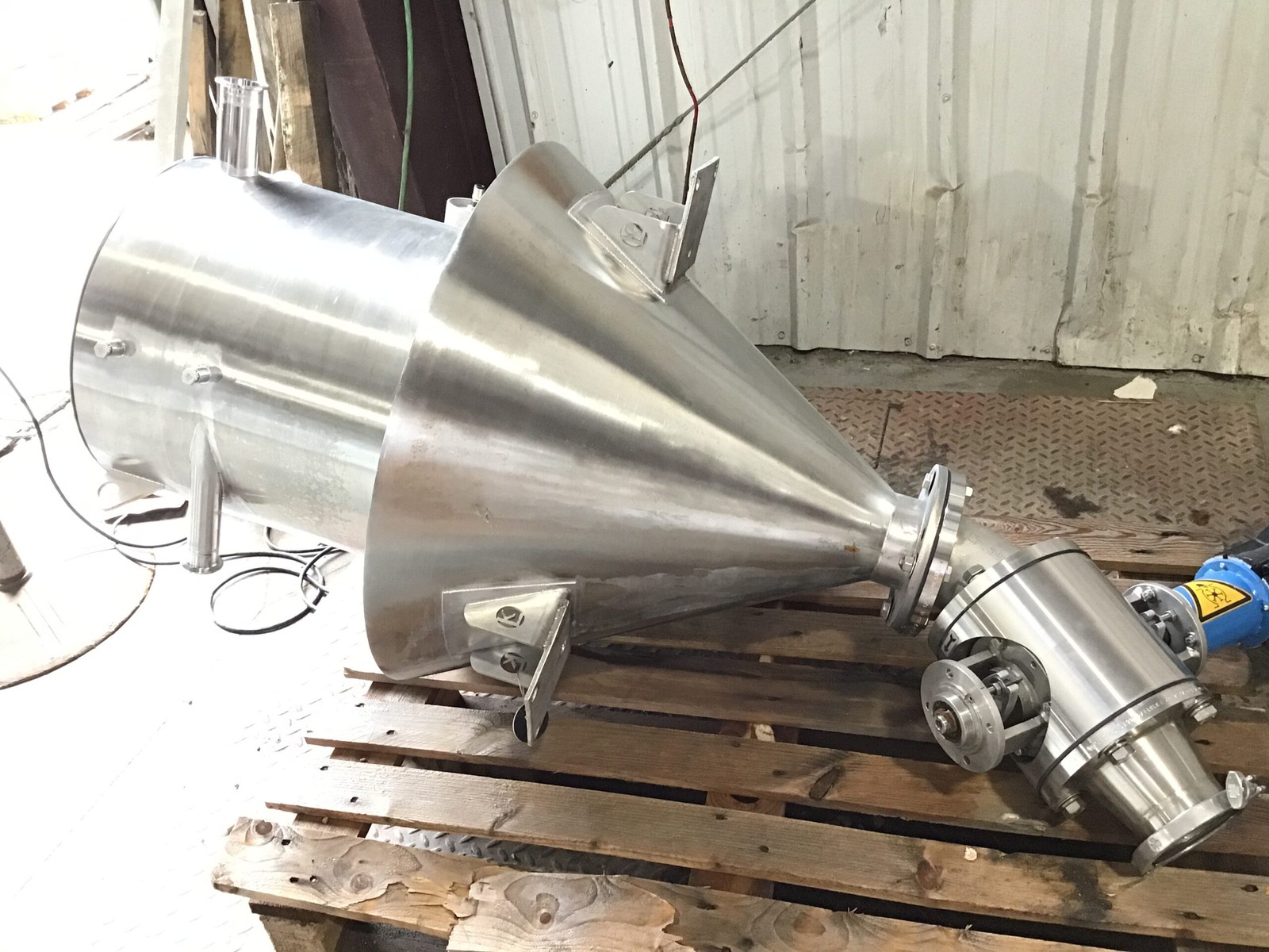 Stainless Steel Conical Screw Mixer with Nord Geared Motor