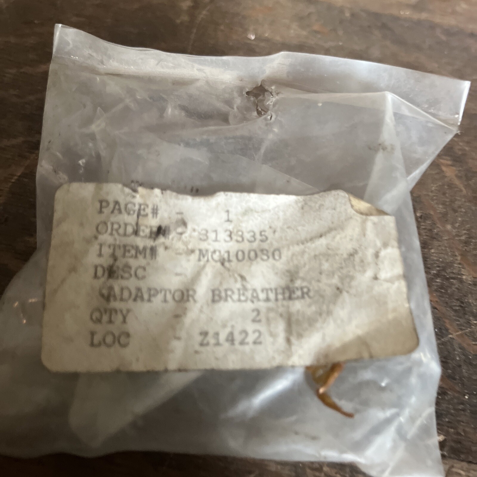 NOS Mc10030 Farm Trac Adaptor Breather