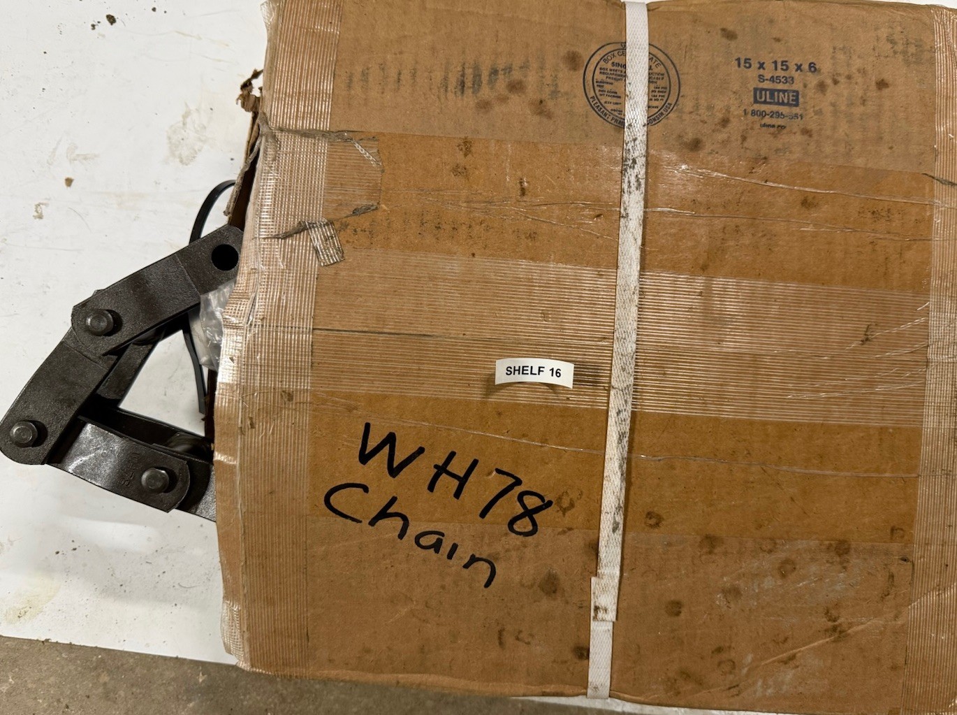 WH78 Welded Steel Mill Chain Heat Treated – 10FT Roll – 2.609″ Pitch