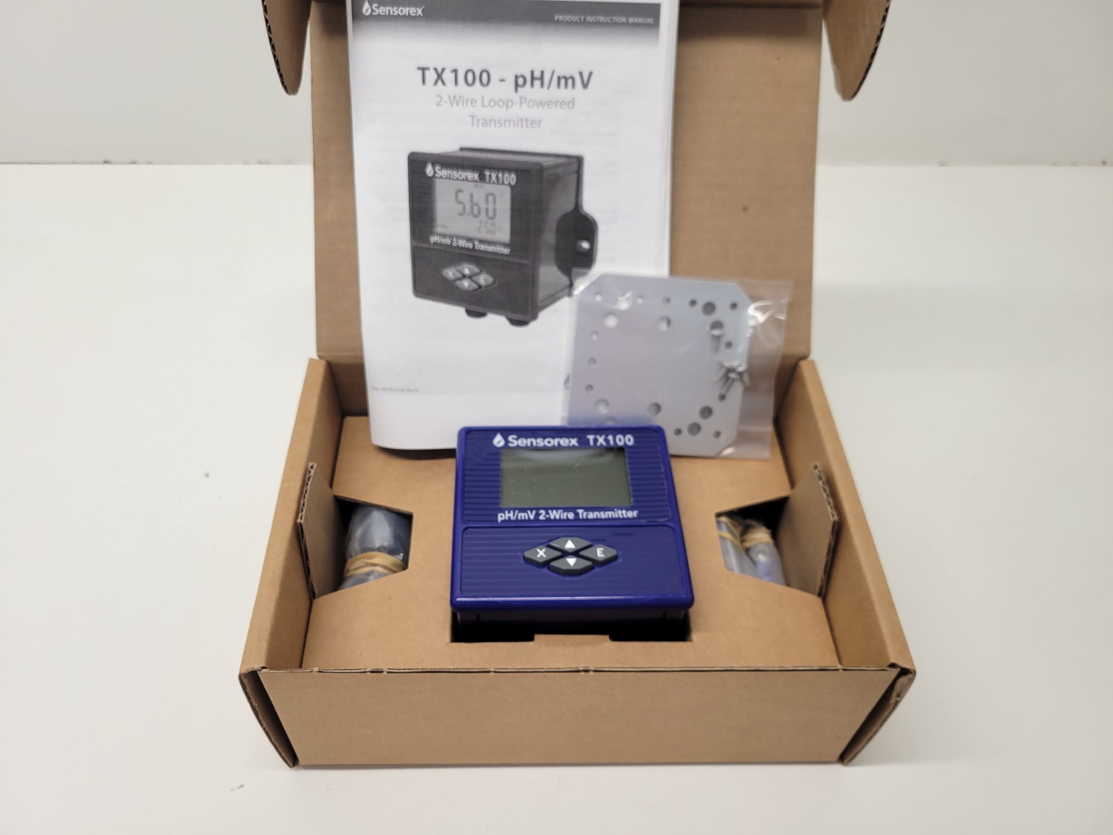 NEW OLD STOCK! SENSOREX 2 WIRE 4-20MA PH/MV LOOP POWERED TRANSMITTER TX100