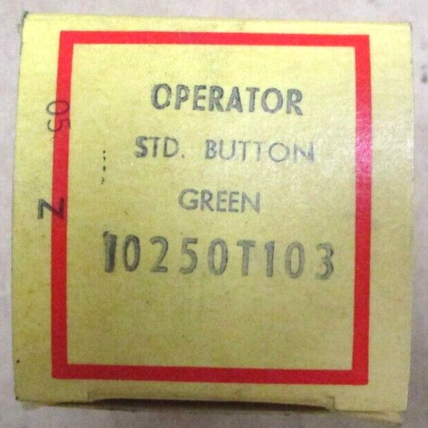 Cutler-Hammer 10250T103 Operator Std. Button Green A7600AES