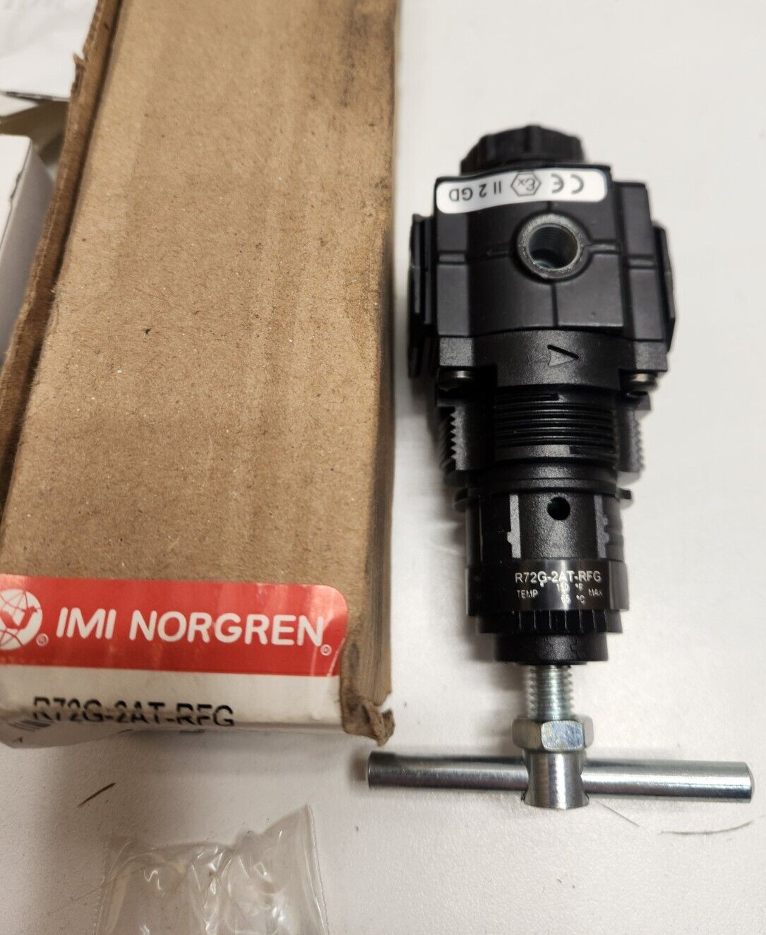 NEW OLD STOCK! NORGREN 1/4″ PORTS 5-60 PSI PRESSURE REGULATOR R72G-2AT-RFG