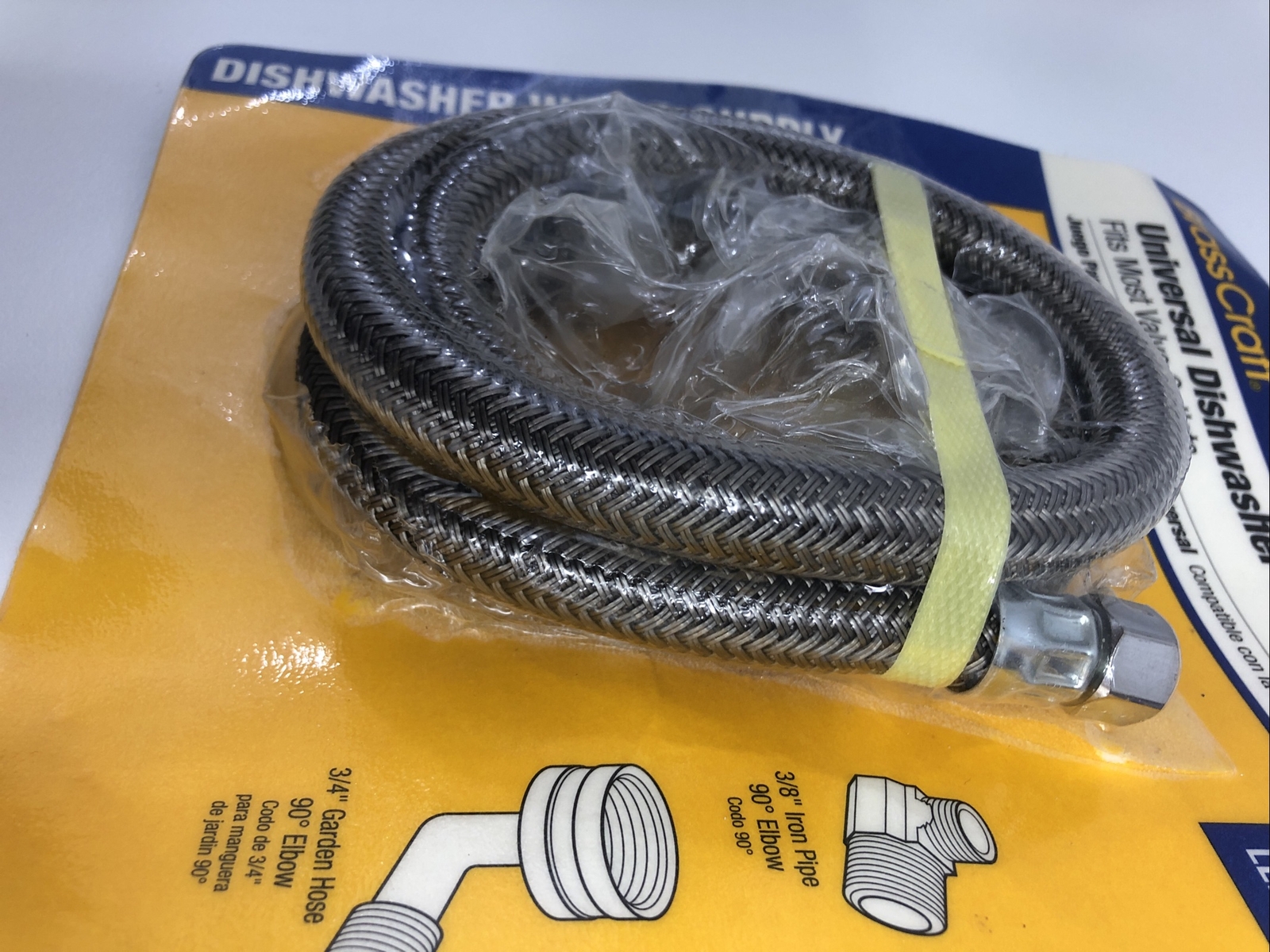 Brass Craft Universal Dishwasher Connector Kit 48″ NEW OPEN PACKAGE