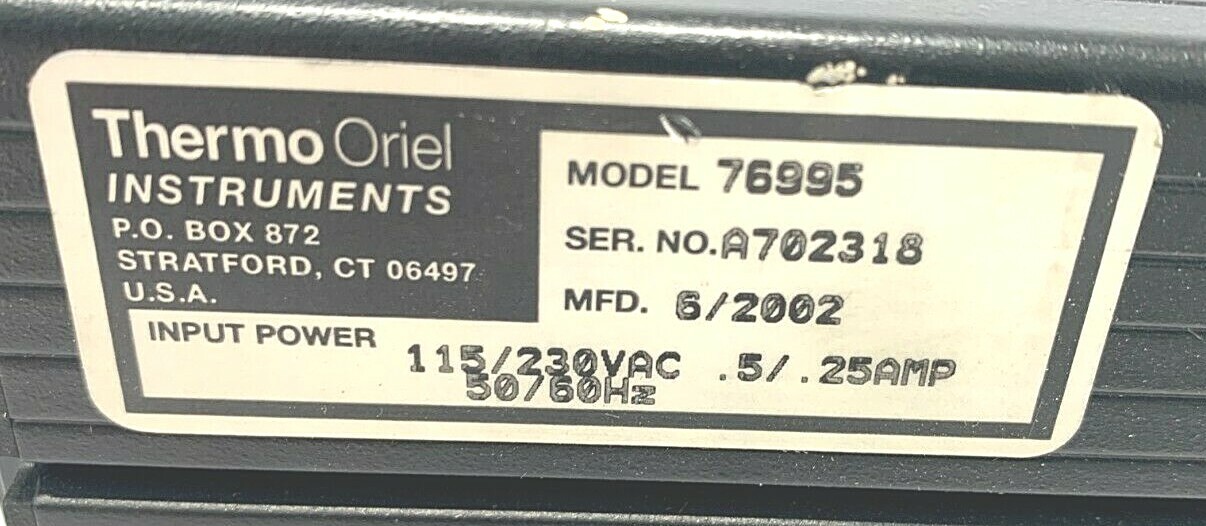 THERMO ORIEL 76995 ELECTRONIC SHUTTER CONTROLLER, 115-230VAC .5/.25A