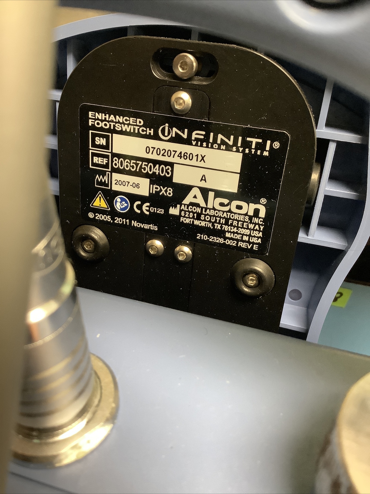 Alcon Enhanced Footswitch for Infiniti Vision System | Ref 8065750403