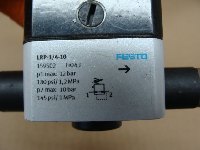 FESTO PNEUMATIC PRESSURE REGULATOR LRP-1/4-10 159502
