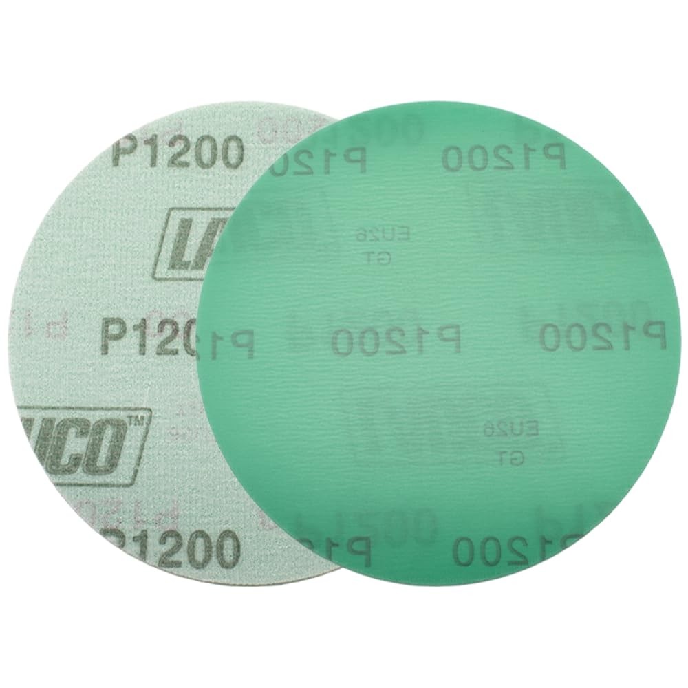 Premium 6″ Hook and Loop Sanding Discs (Box of 50) – Hook and Loop Backing