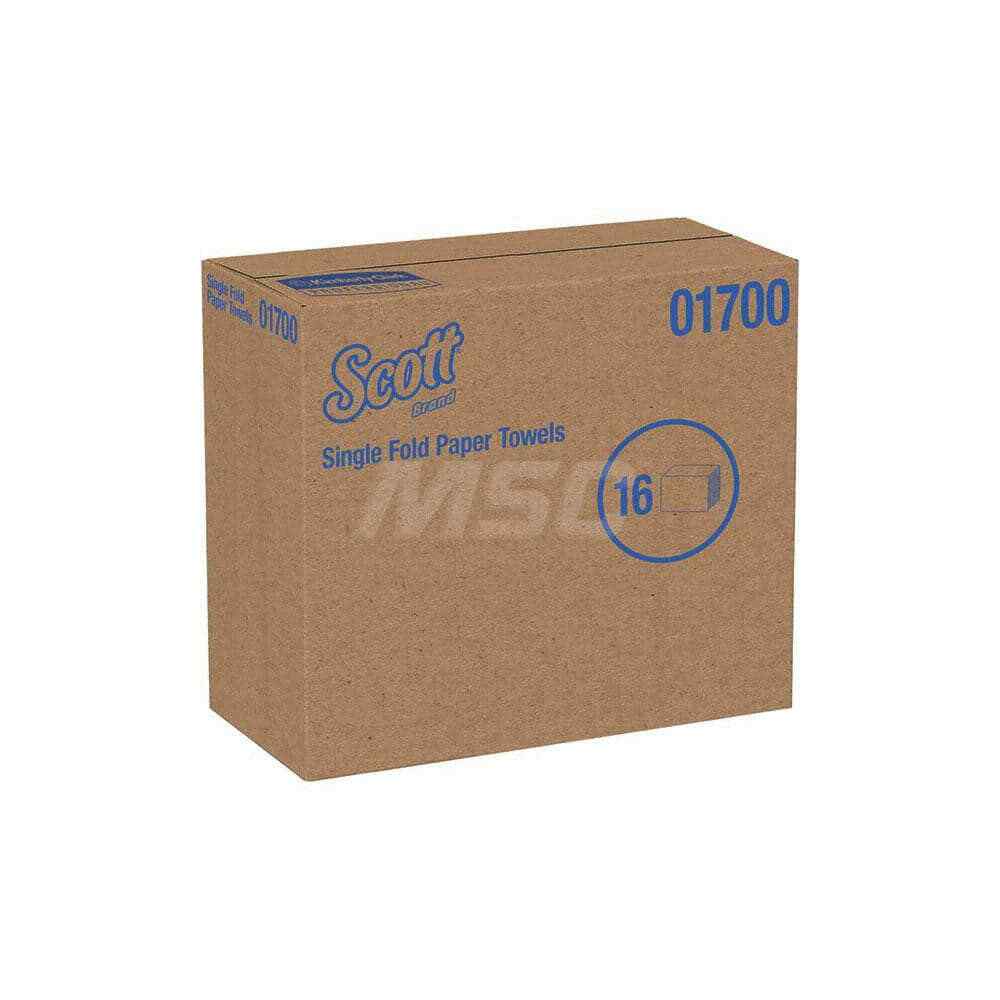 16 Pack Scott Paper Towels: White Single Fold, 1-Ply Paper Towels (4,000 Total)