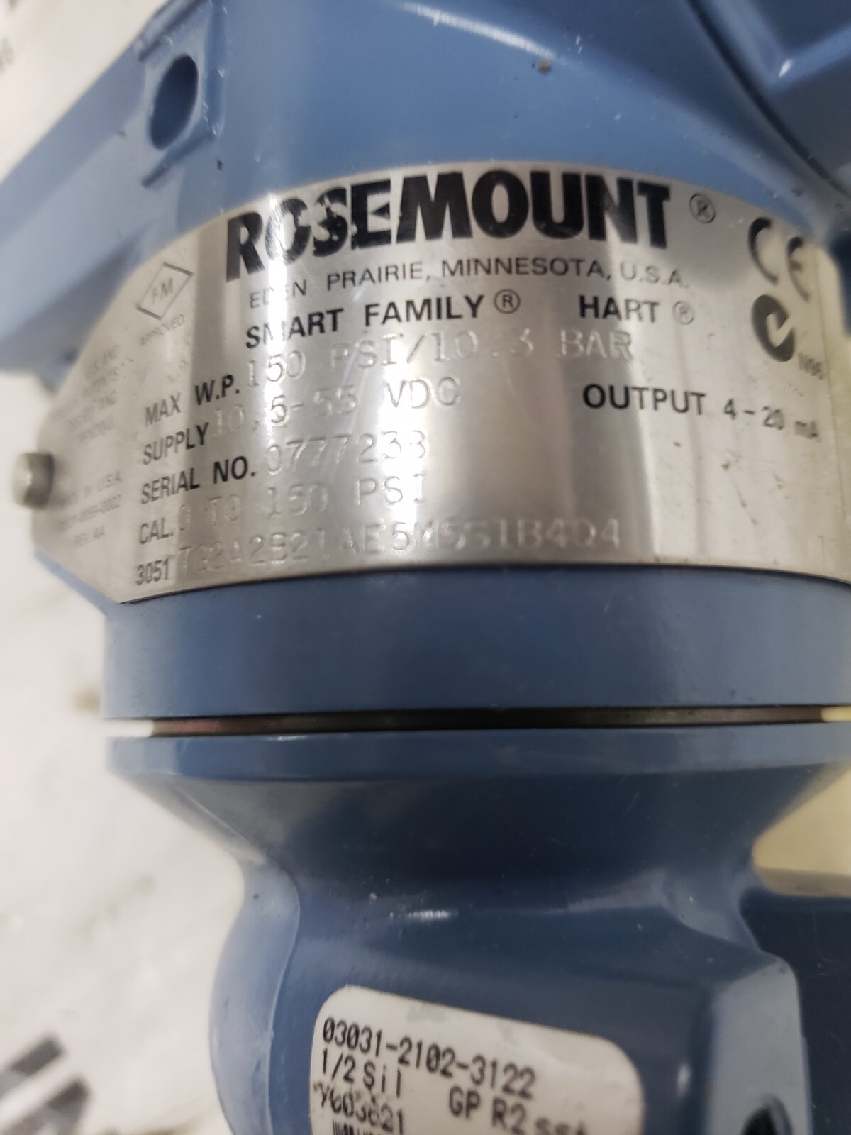 ROSEMOUNT 3051TG2AB21AE5M5S1B4Q4 TRANSMITTER