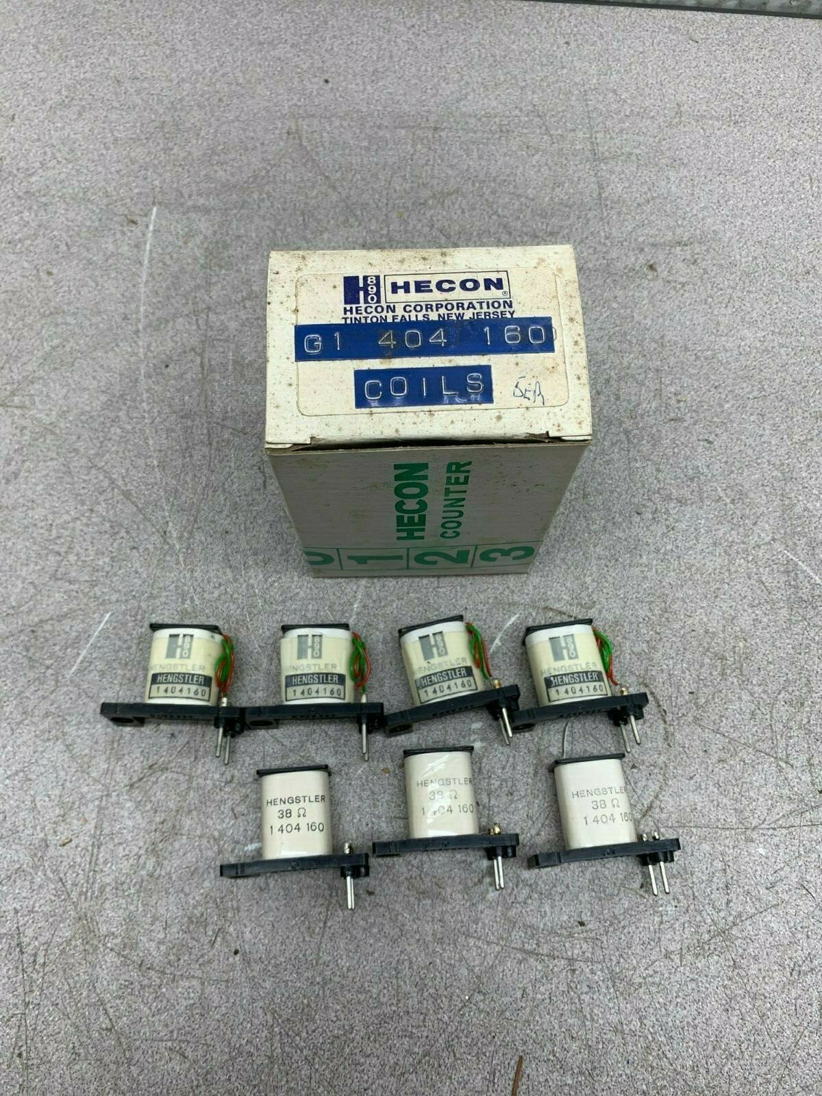 BOX OF 7 NEW IN BOX HECON COILS G1 404 160