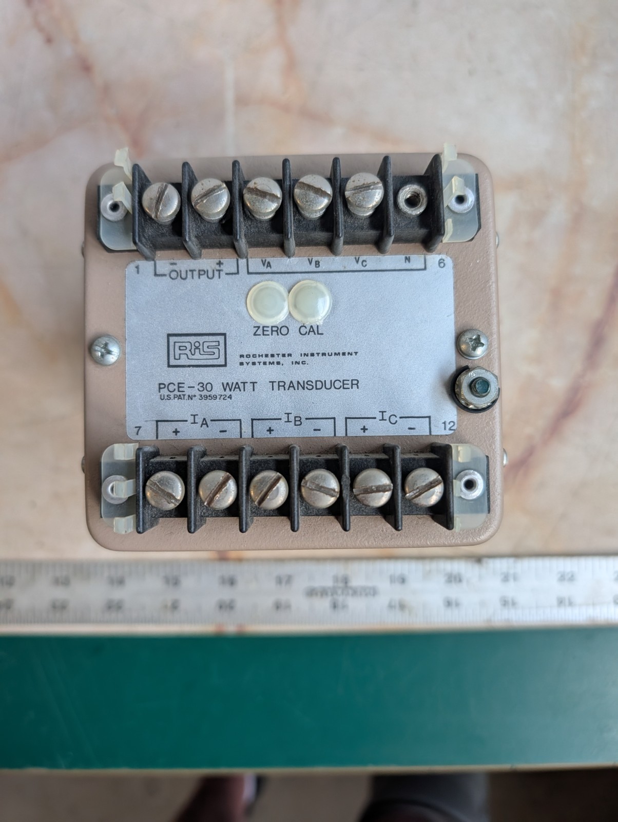 RIS PCE-30-P1-E0-C5-X1-F60-W1-Z0-A2-G0 AC WATT TRANSDUCER