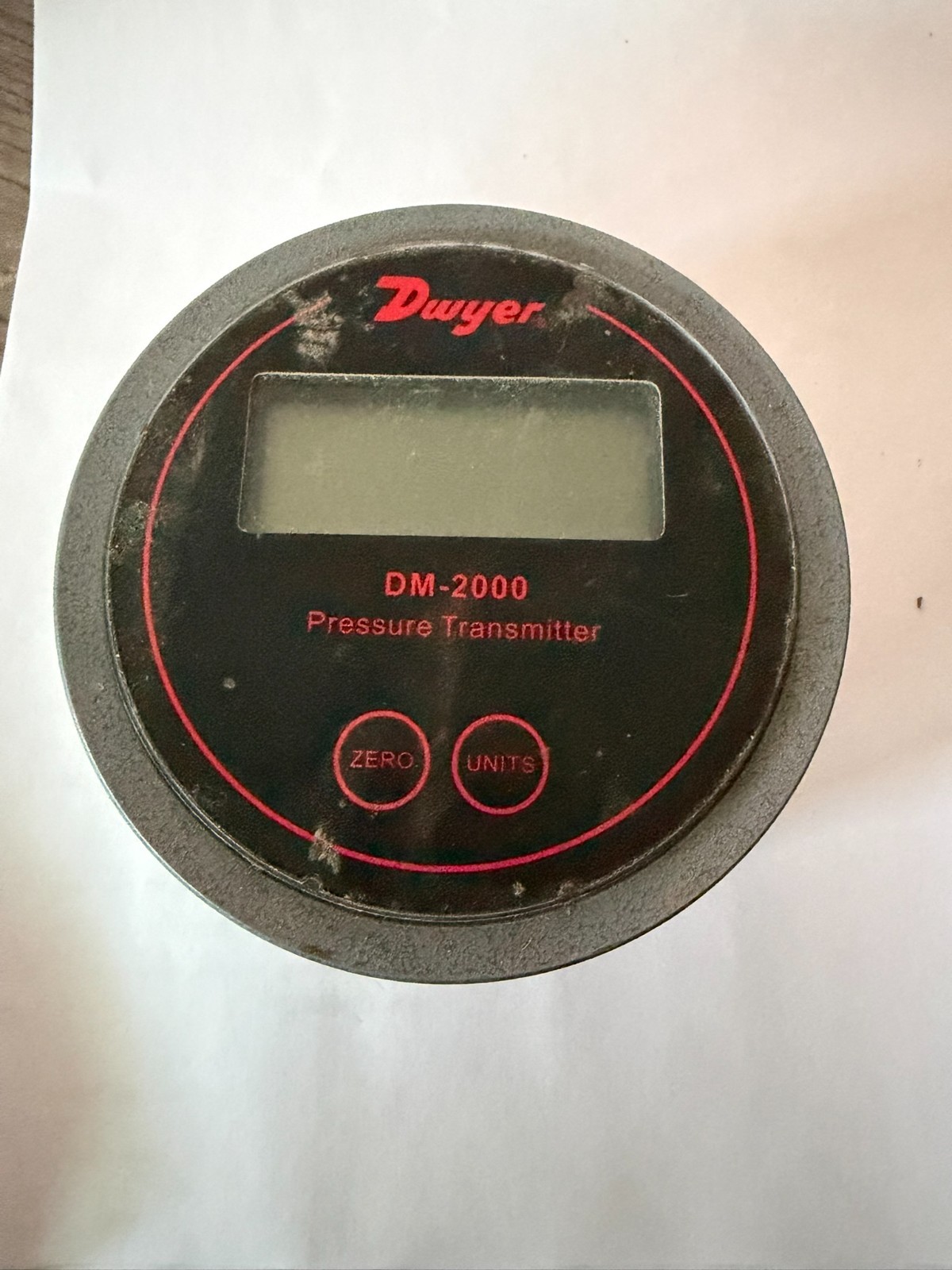 Dwyer DM-2002 Differential Pressure Transmitter 0–0.25″ WC 4-20mA HVAC