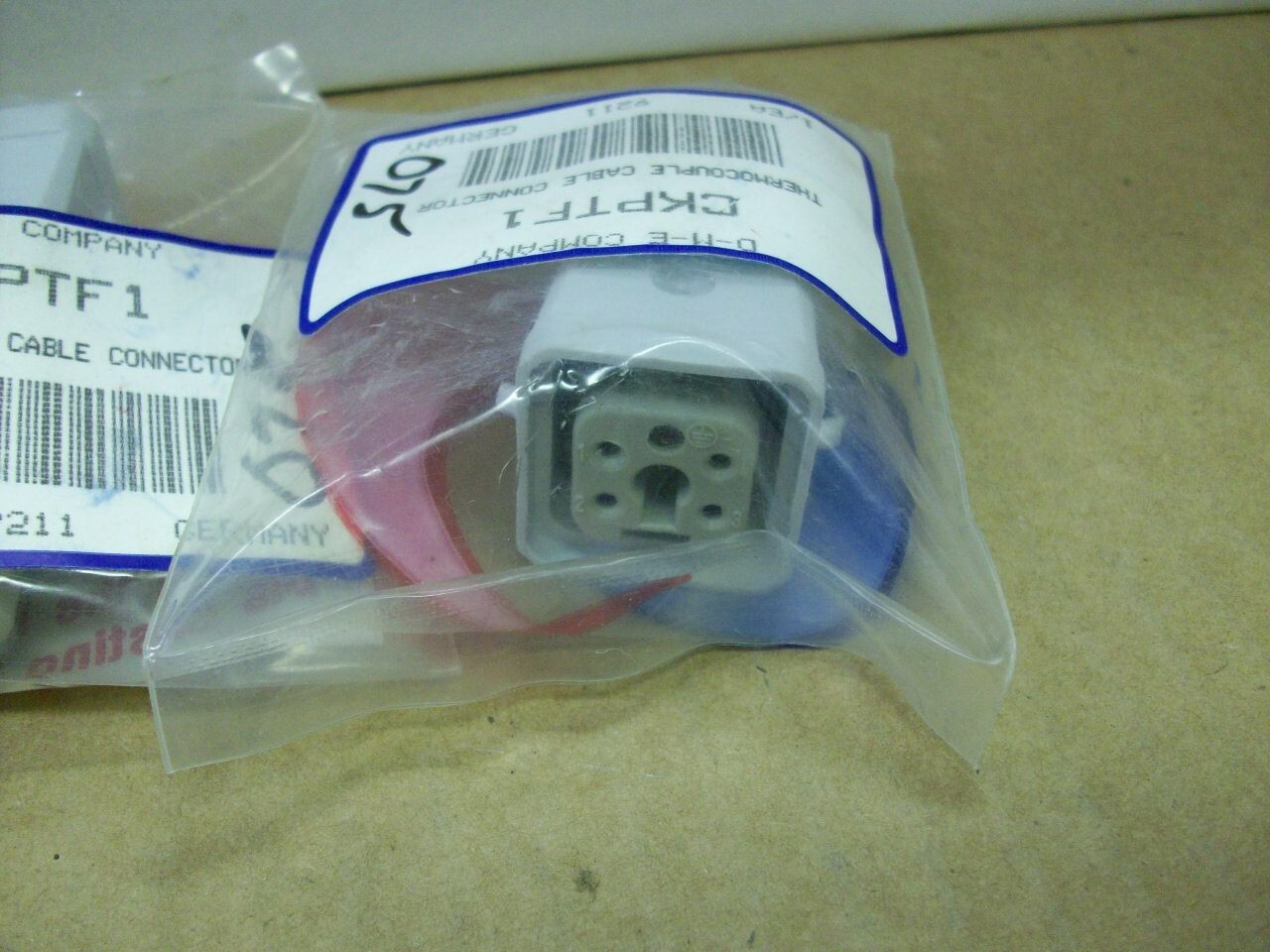 D-M-E CKPTF1 THERMOCOUPLE CABLE CONNECTORS (2 PCS.)