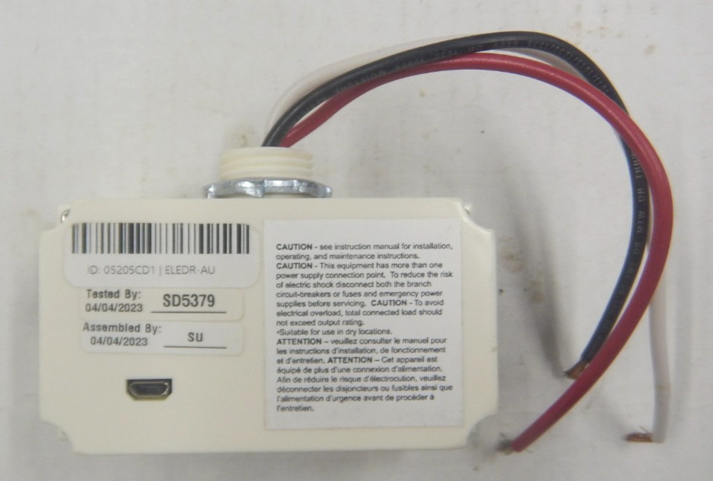 Echoflex ELEDR-AU Power Load Controller 120-277V 20A Relay NEW