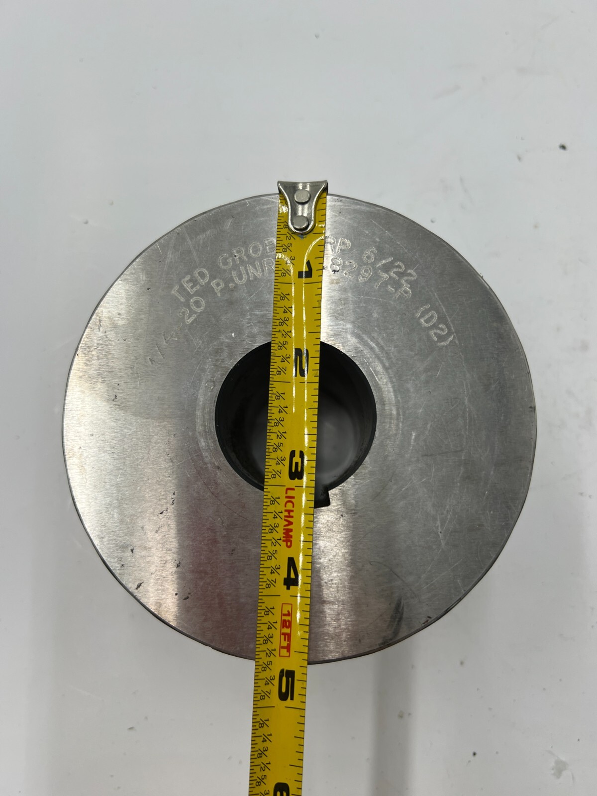 Ted Grob Corp 8297-P Thread Rolling Die 6/22 1/4-20 P.UNR (D2) 4 1/2″ x 1 1/2″