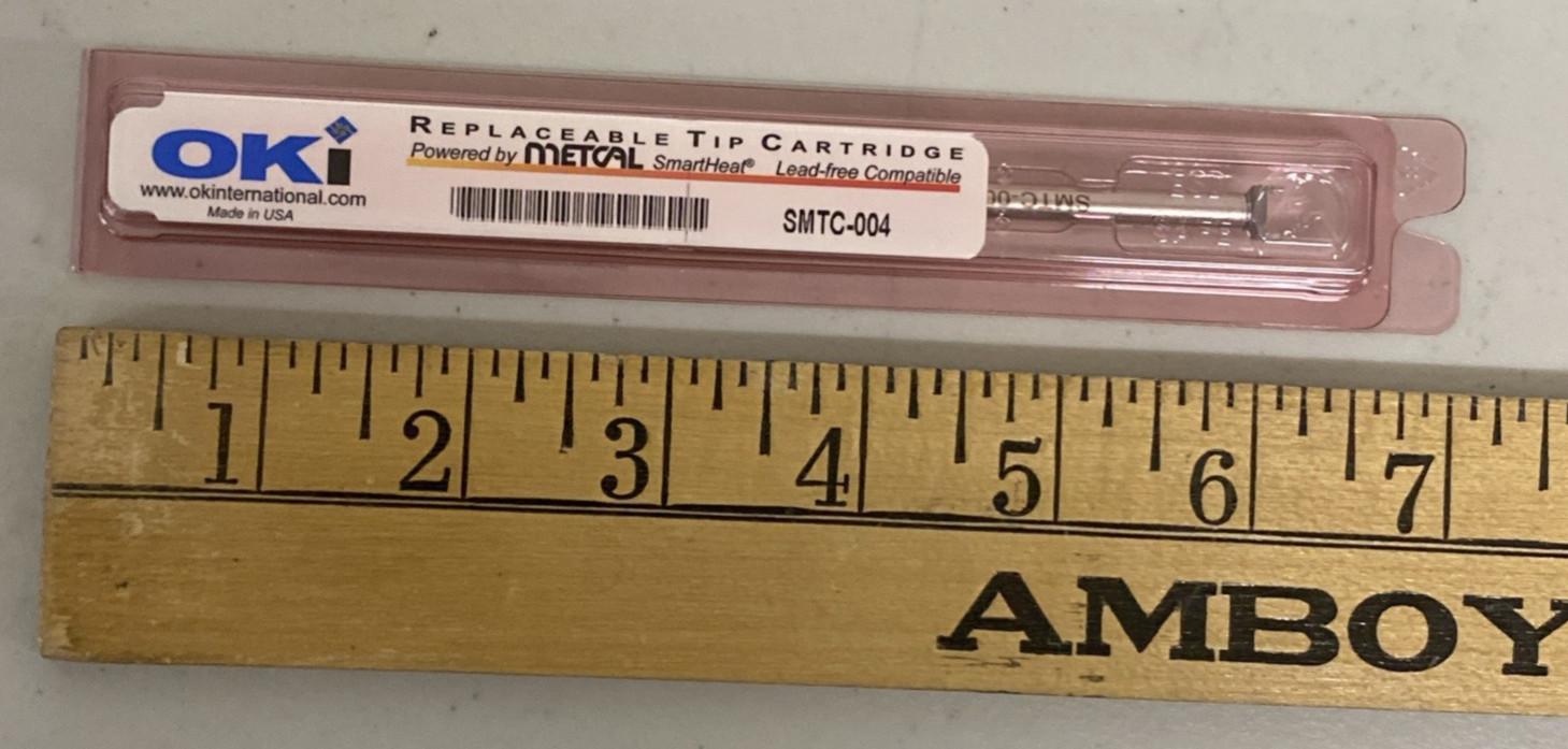 Lot of (4) OKi Metcal Slotted Soldering Tip – SMTC-004
