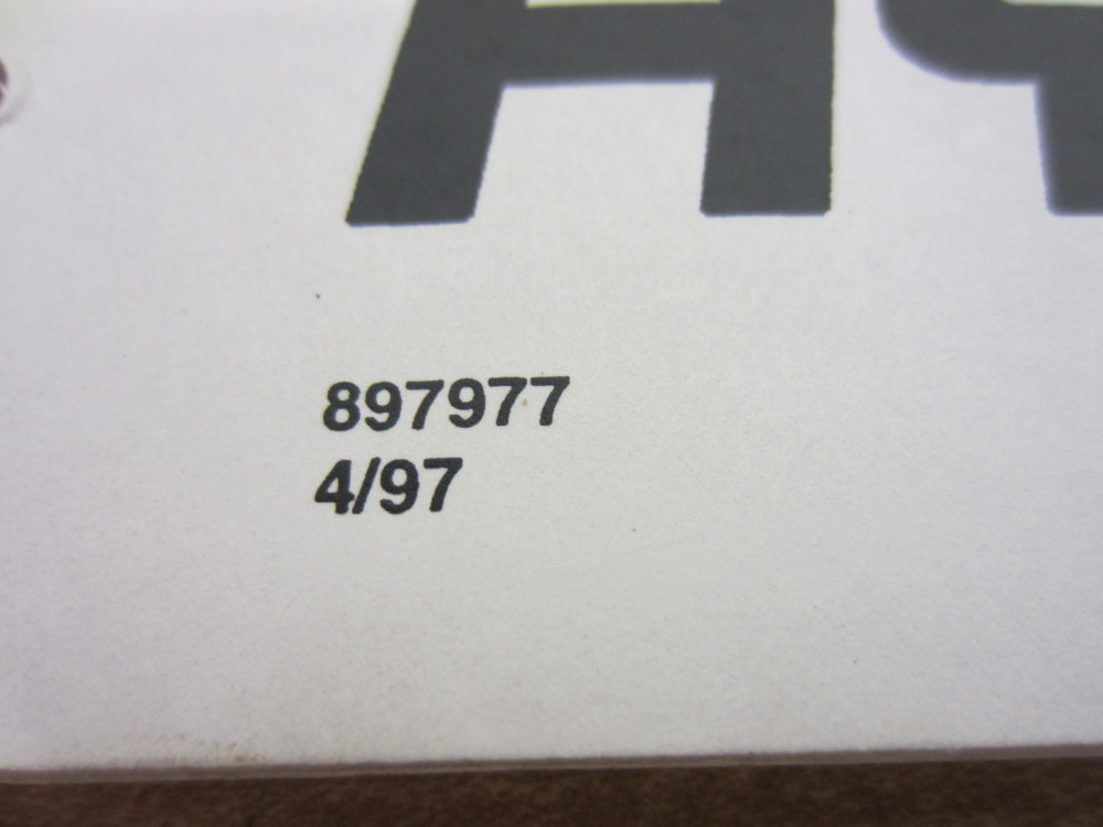 Hyster W20 25 30 40XTC Parts Manual Walkie High Lift 897977 (A454)
