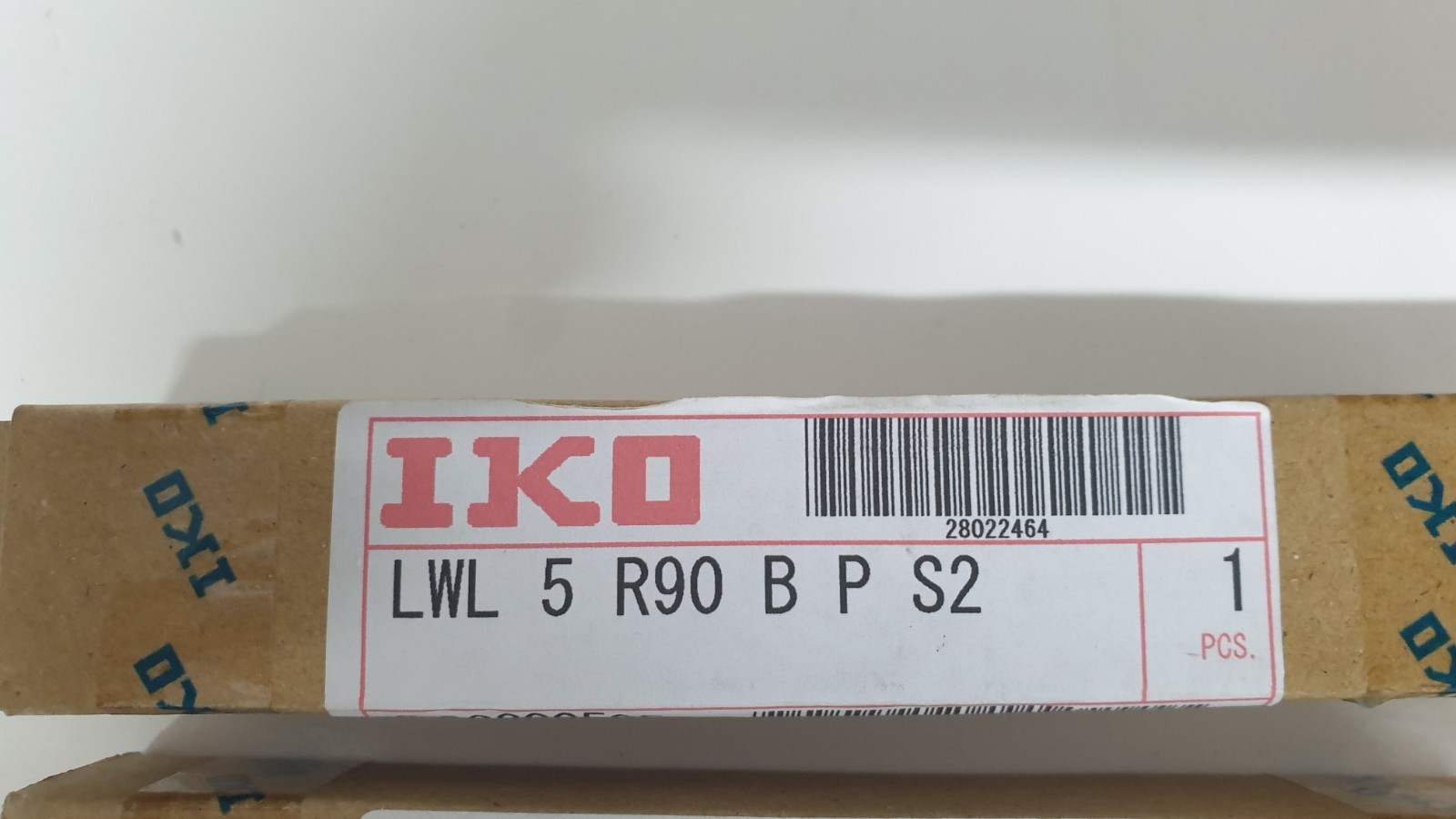 IKO Linear Rail – Model LWL 5 R90 B P S2, P/N 960-102007, Rev. AA – Lot of 10 pc