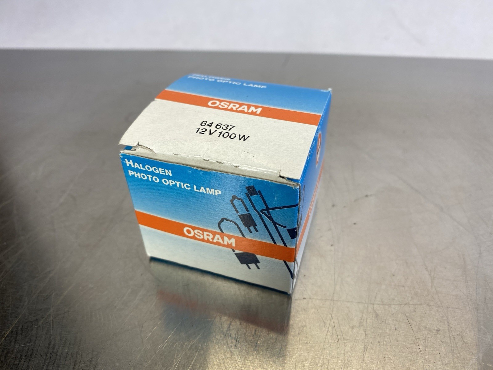 NEW OSRAM HALOGEN DISPLAY OPTIC LAMP LIGHT BULB 64637 12V 100W Fast Shipping!