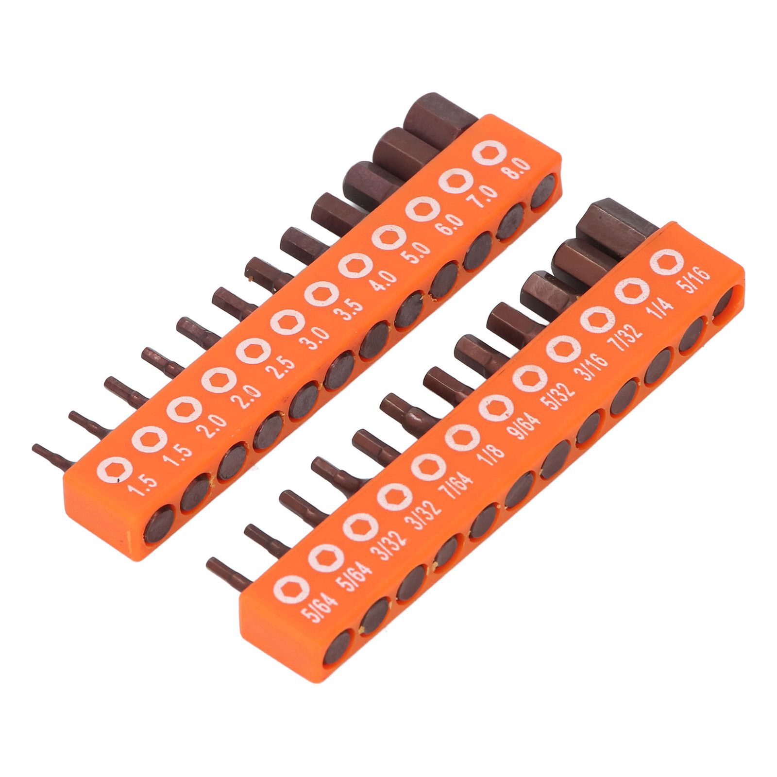 24 Pcs Hex Head Drill Bit Set S2 Alloy Steel Hex Bit Set for Work