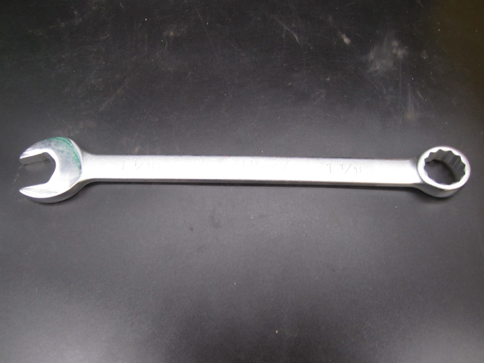 Wright Grip 1134 1-1/16” Open End Wrench satin finish Used Free Shipping