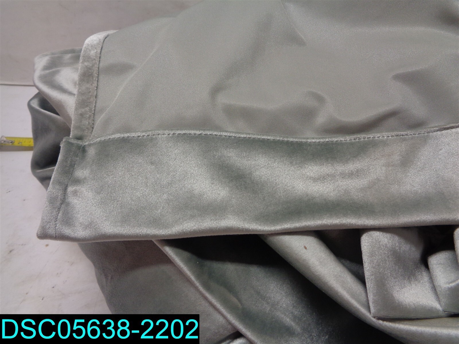 180″ x 60″ Silver Velvet Curtain Theatrical Theater Stage Backdrop Panel Drapes