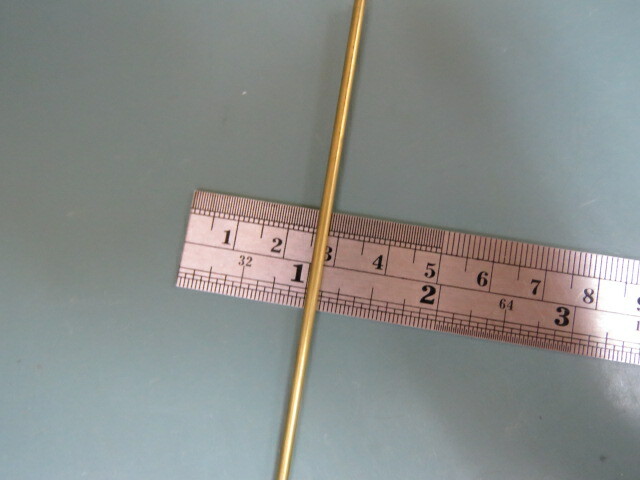 K S Engineering 1161 Qty of 20 per Lot 1161 Round Solid Brass Rod, 3/32″ OD x 3