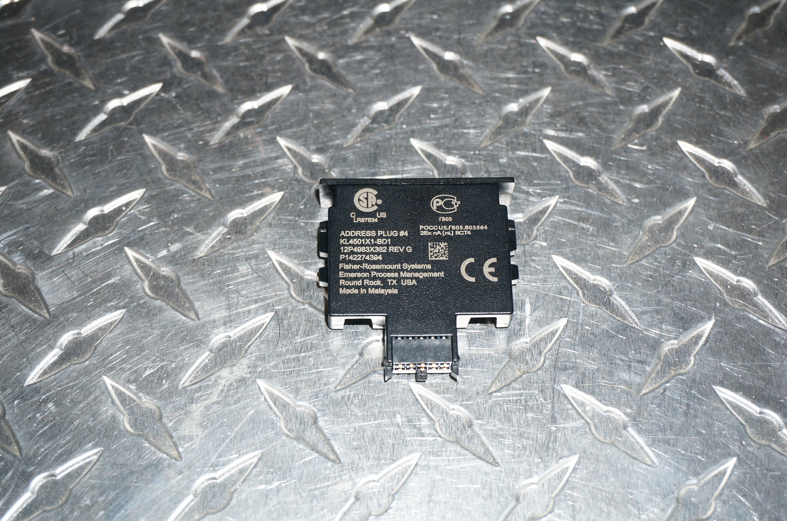 EMERSON DELTAV KL4501X1-BD1 ADDRESS PLUG #4 KL4501X1BD1 12P4983