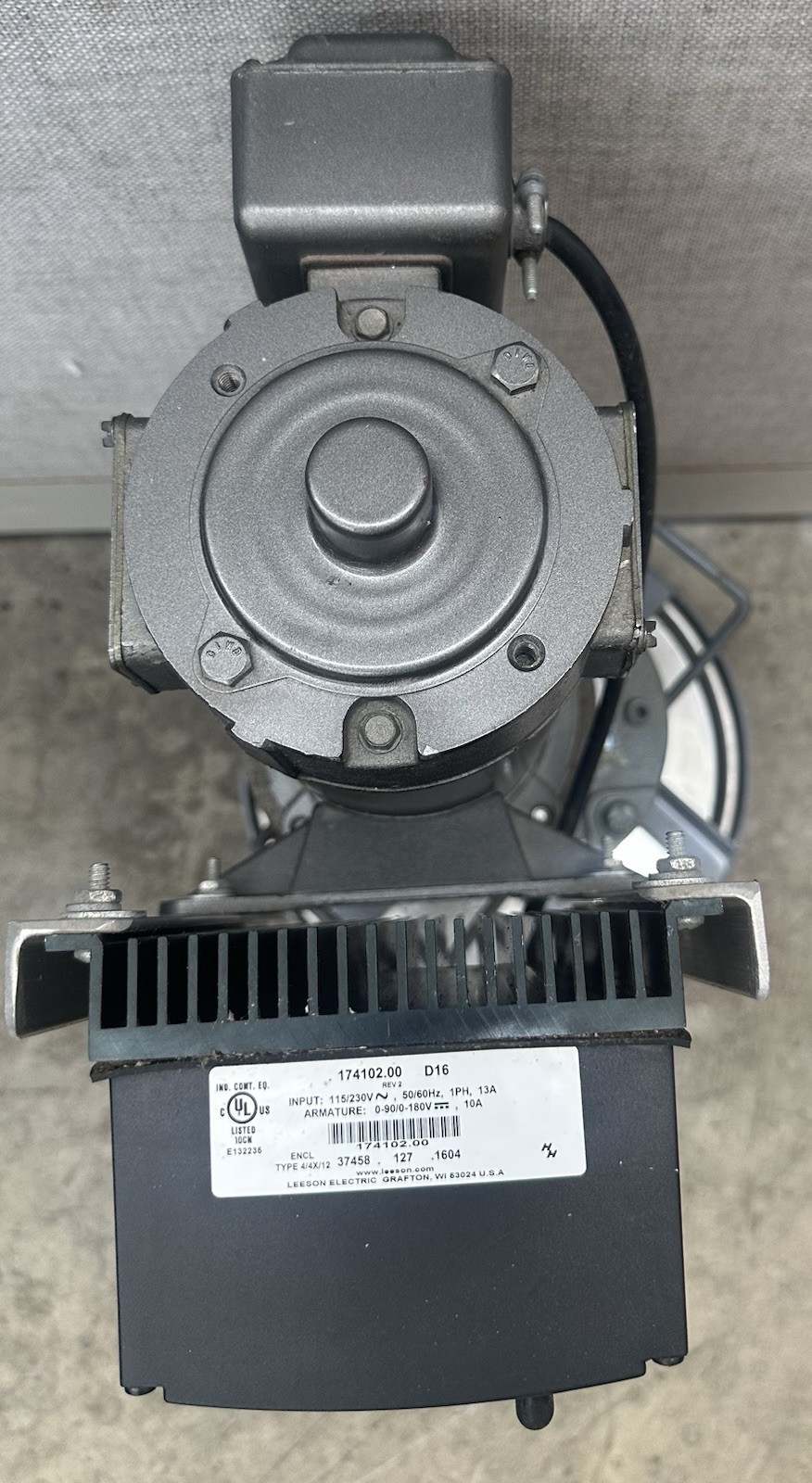 Five Gallon Ring Mount Mixer, Leeson, IPTS, RPQ1, Baldor Reliance Industrial