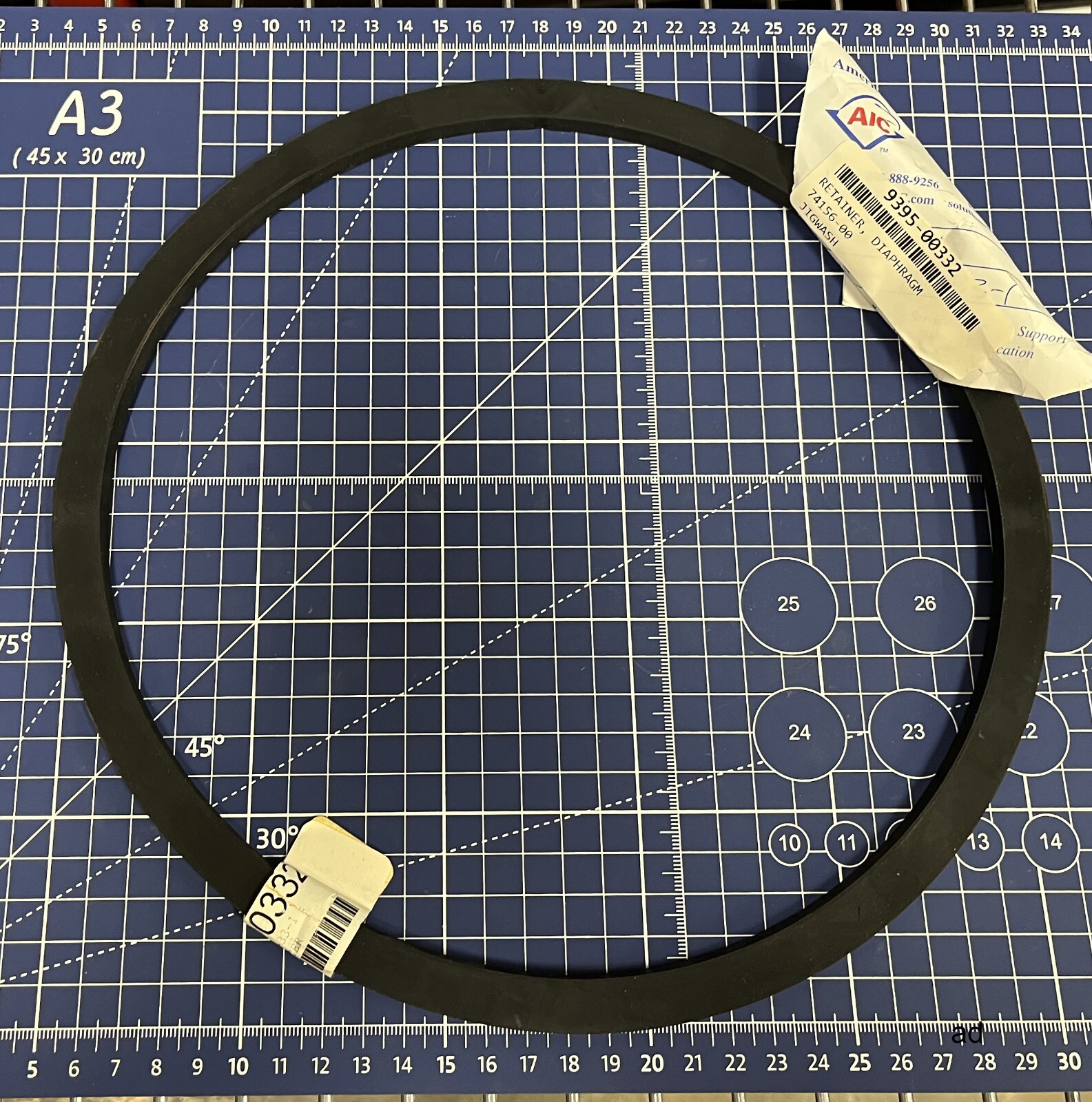 PT-33-1 Santoprene Diaphragm Retainer -American Industrial Corporation