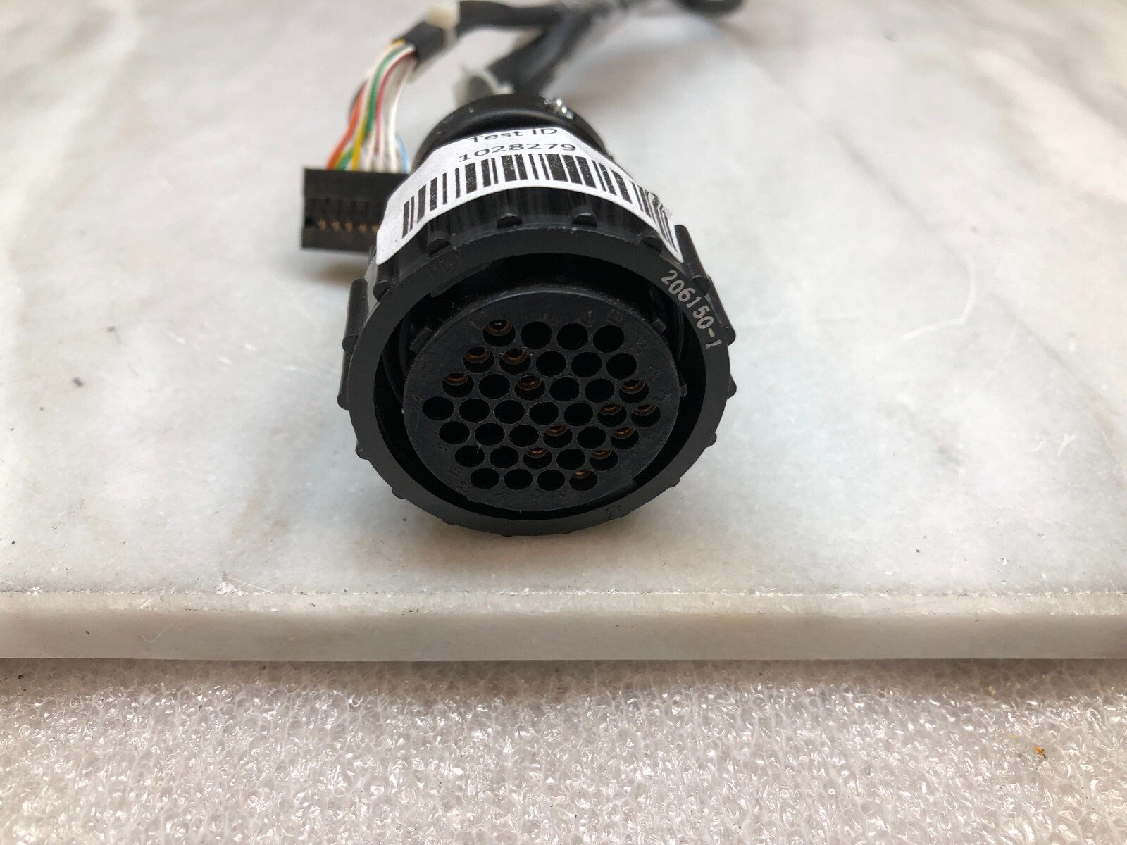 AMP 206150-1 Connector w/AMAT Laser Power Supply 04-10542-20A P33 Laser Cable