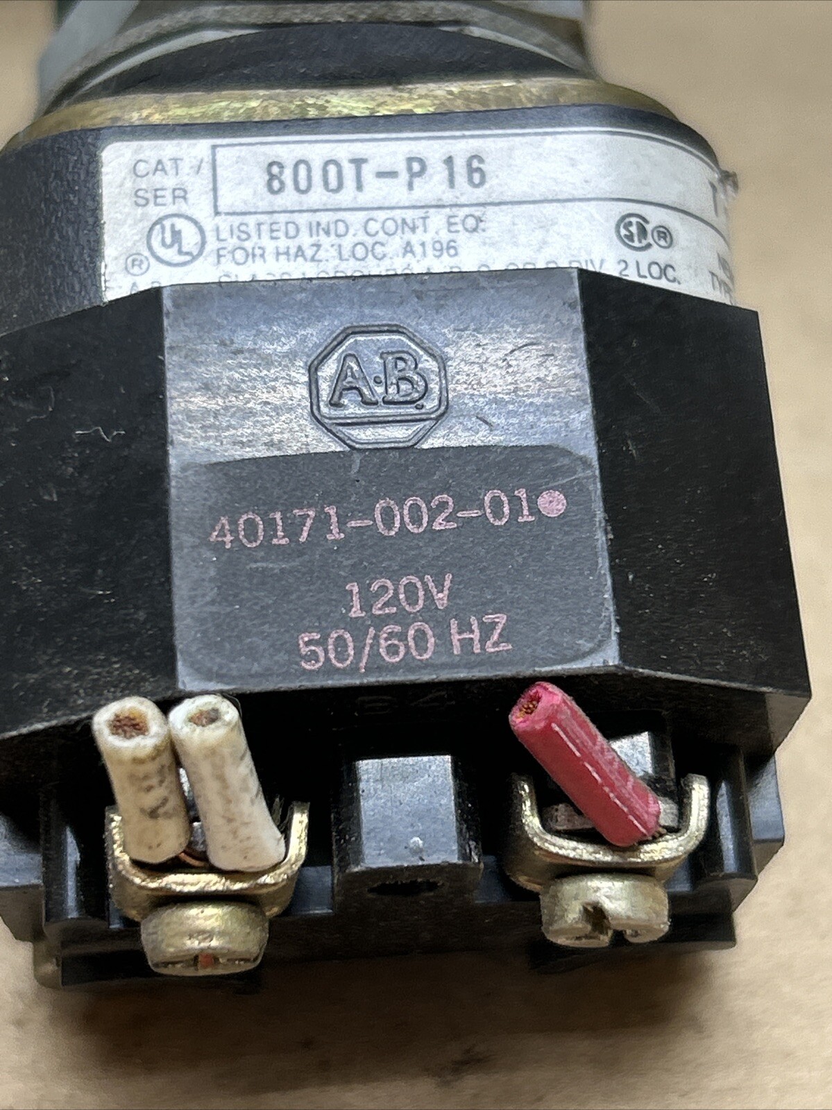(7) Allen Bradley 800T-P16 Green Series T Buttons Fast Shipping!+ Warranty
