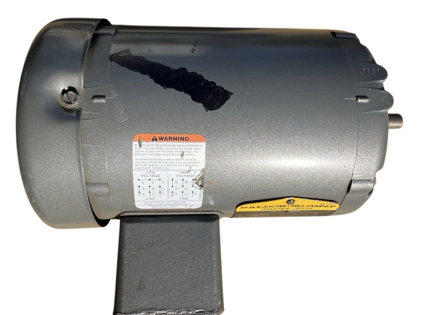 Baldor Reliance Ind Motor M3452 .17HP 1140RPM 230/260V New Quick Ship