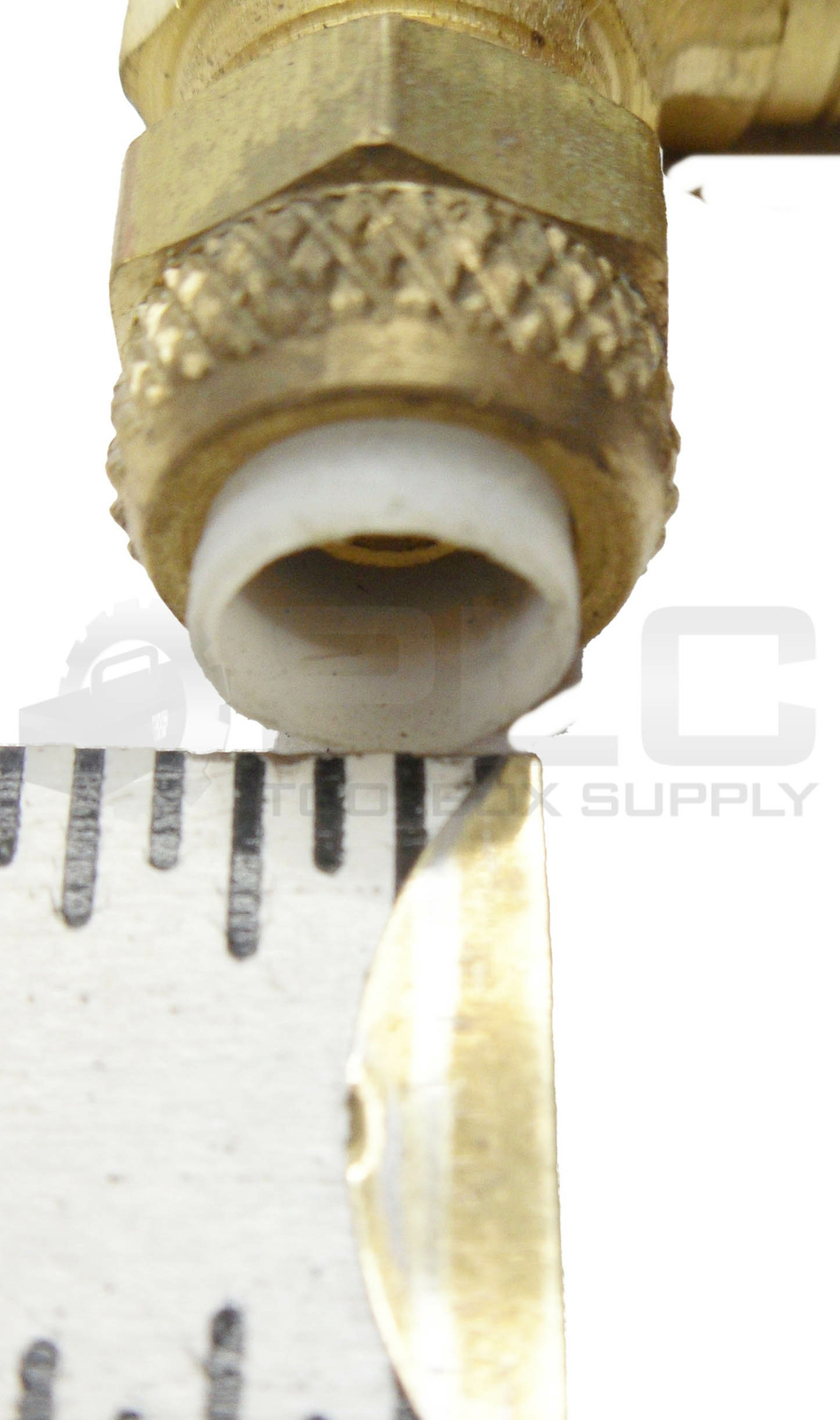 LOT OF 4 NEW 7/32 BRASS COMPRESSION TUBE MALE BRANCH TEE