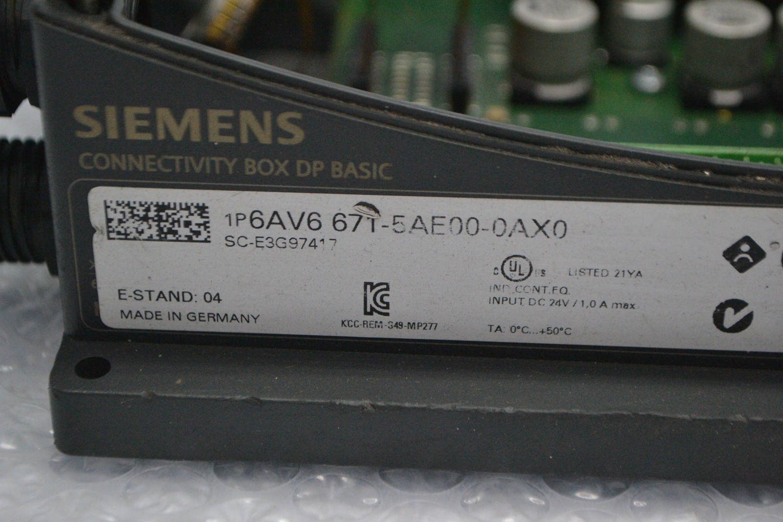 SIEMENS 6AV6671-5AE00-0AX0 CONNECTIVITY BOX (AS PICTURED) UNMP