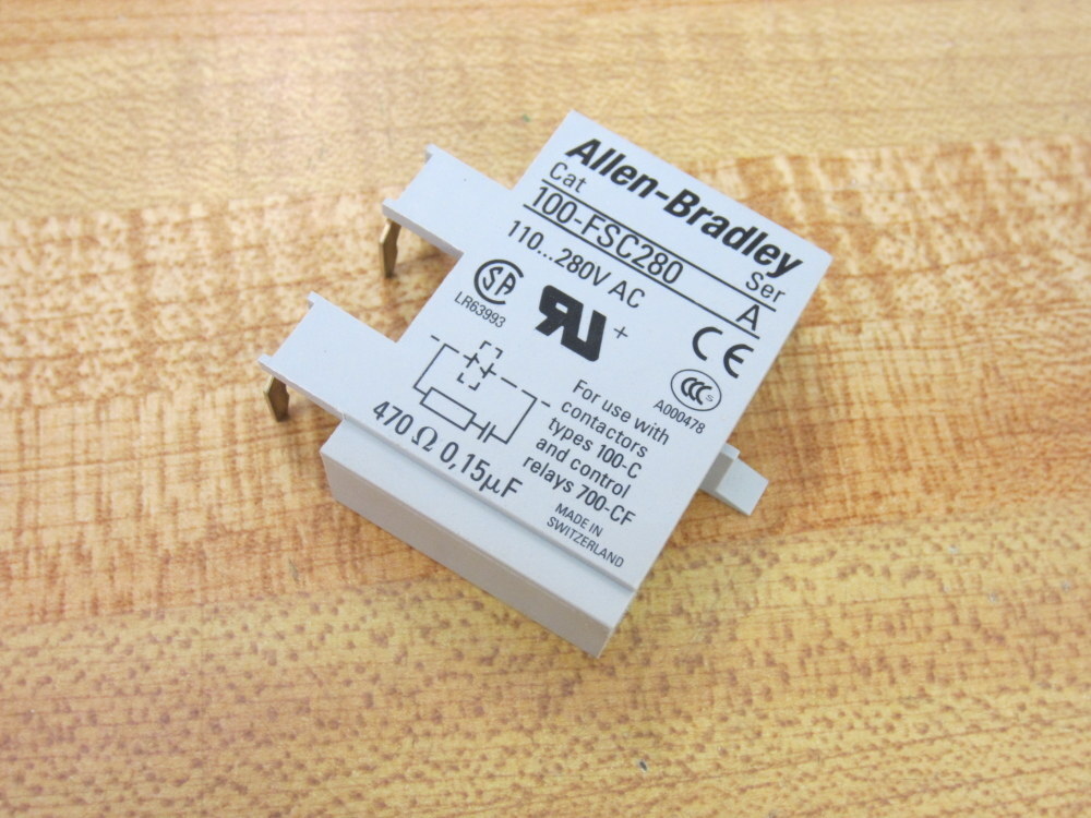 Allen Bradley 100-FSC280 Surge Suppressor 100FSC280 Ser A