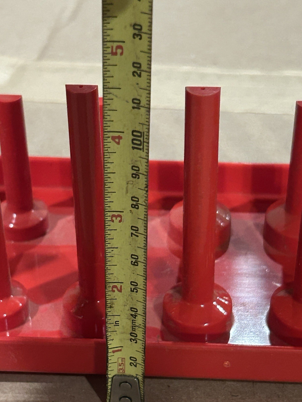 NOS Snap-On 1/2” Drive Socket (Deep & Shallow) Organizer KA12FRRD 3/8-1-1/4” Red