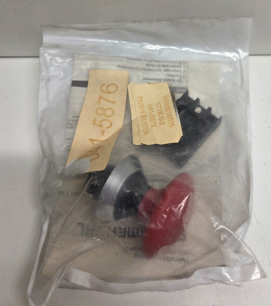 NEW IN BAG! SCHMERSAL RED MUSHROOM EMERGENCY STOP BUTTON 101177170 NDRZ50GR/RT