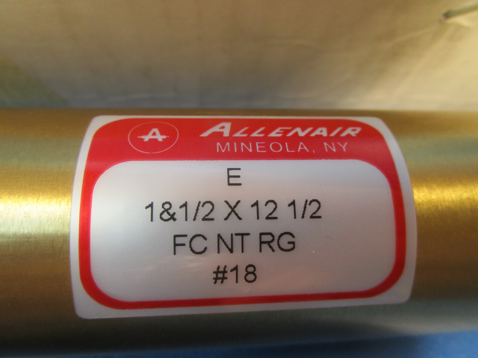 ALLENAIR E 1 1/2 X 12 1/2 FC NT RG, Air Cylinder 1-1/2″ Bore X 12″ Stroke