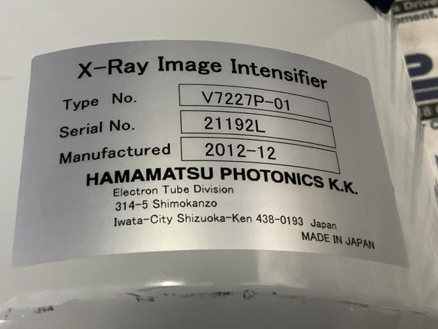 Hamamatsu Photonics Image Intensifier – V7227P-01 w/Warranty