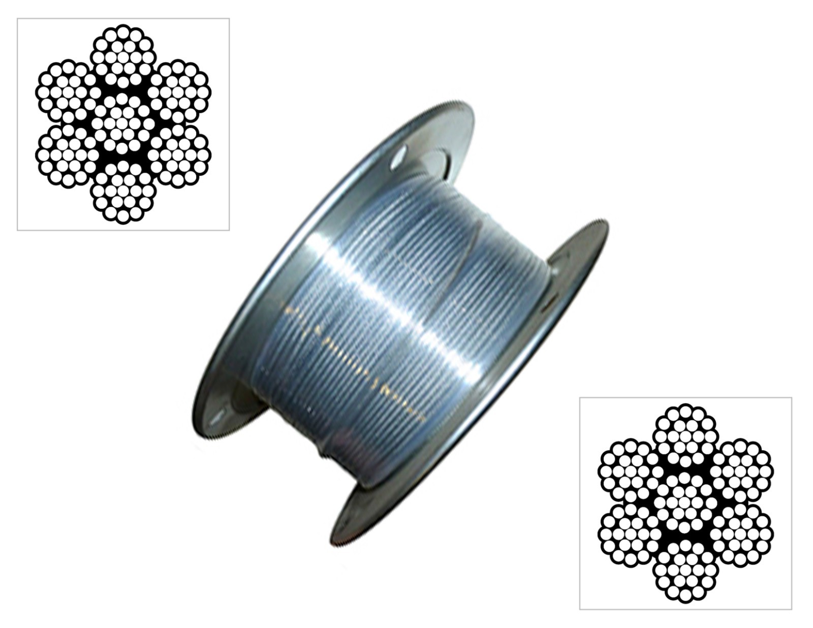 3/8” x 1000′ ft Bulk Stainless Steel Aircraft Cable Type 304 Rigging Outdoor