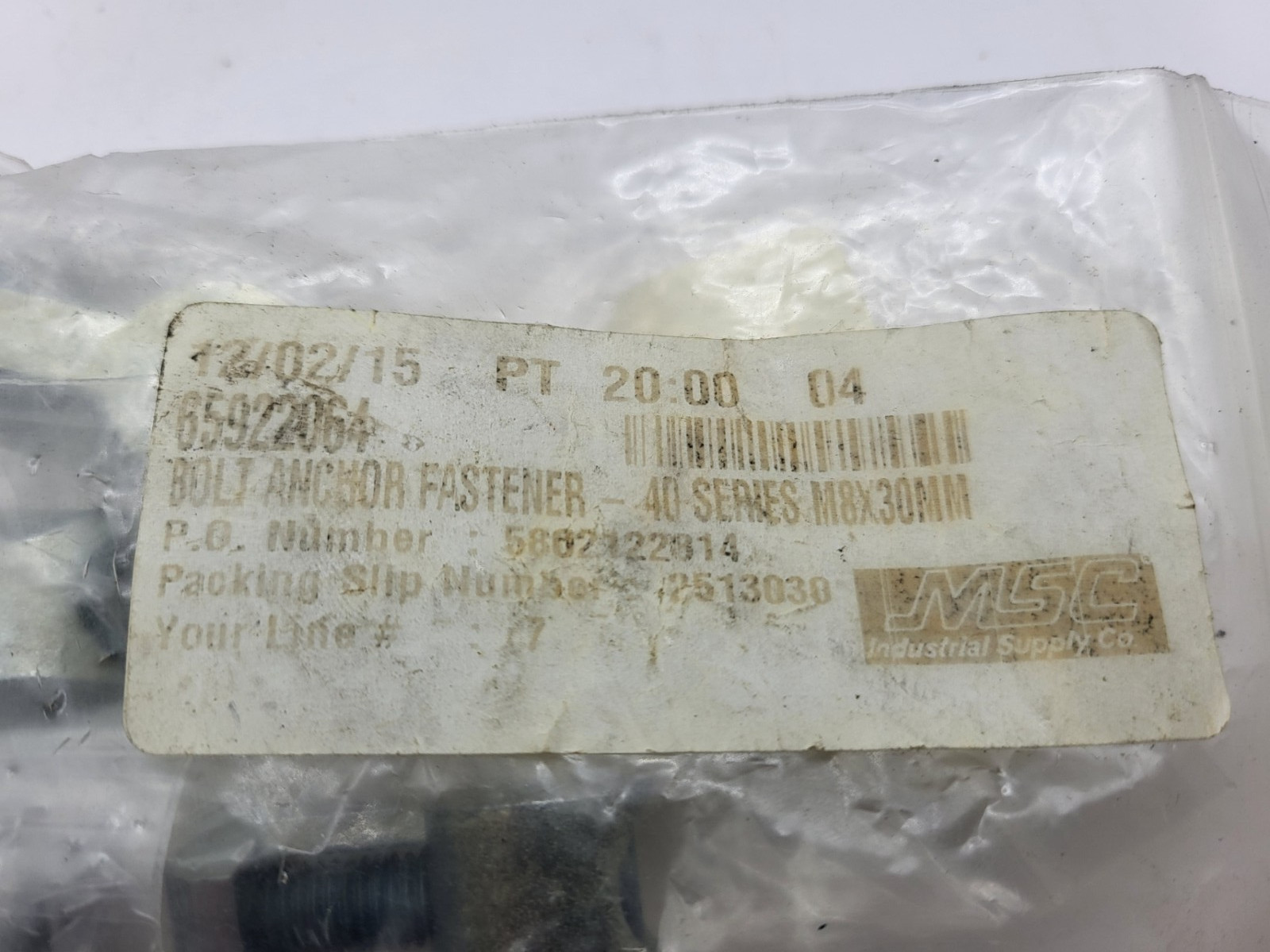 (PACK OF 4) 80/20 METRIC, 40-3897 ANCHOR FASTENER FOR 40 SERIES, 0125G