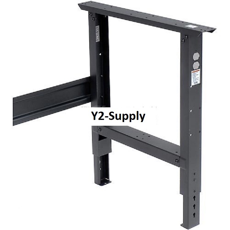NEW 60″W X 30″D Maple Butcher Block Safety Edge Workbench-Adj Hgt–Black!!