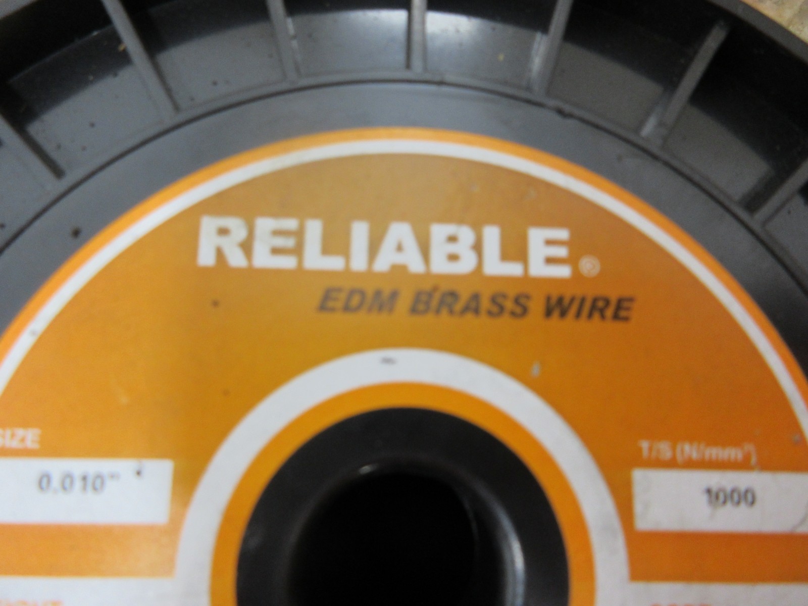 1999 BROTHER HS-5100 CNC EDM RELIABLE EDM BRASS WIRE WRB010132 0.010″ T/S 1000