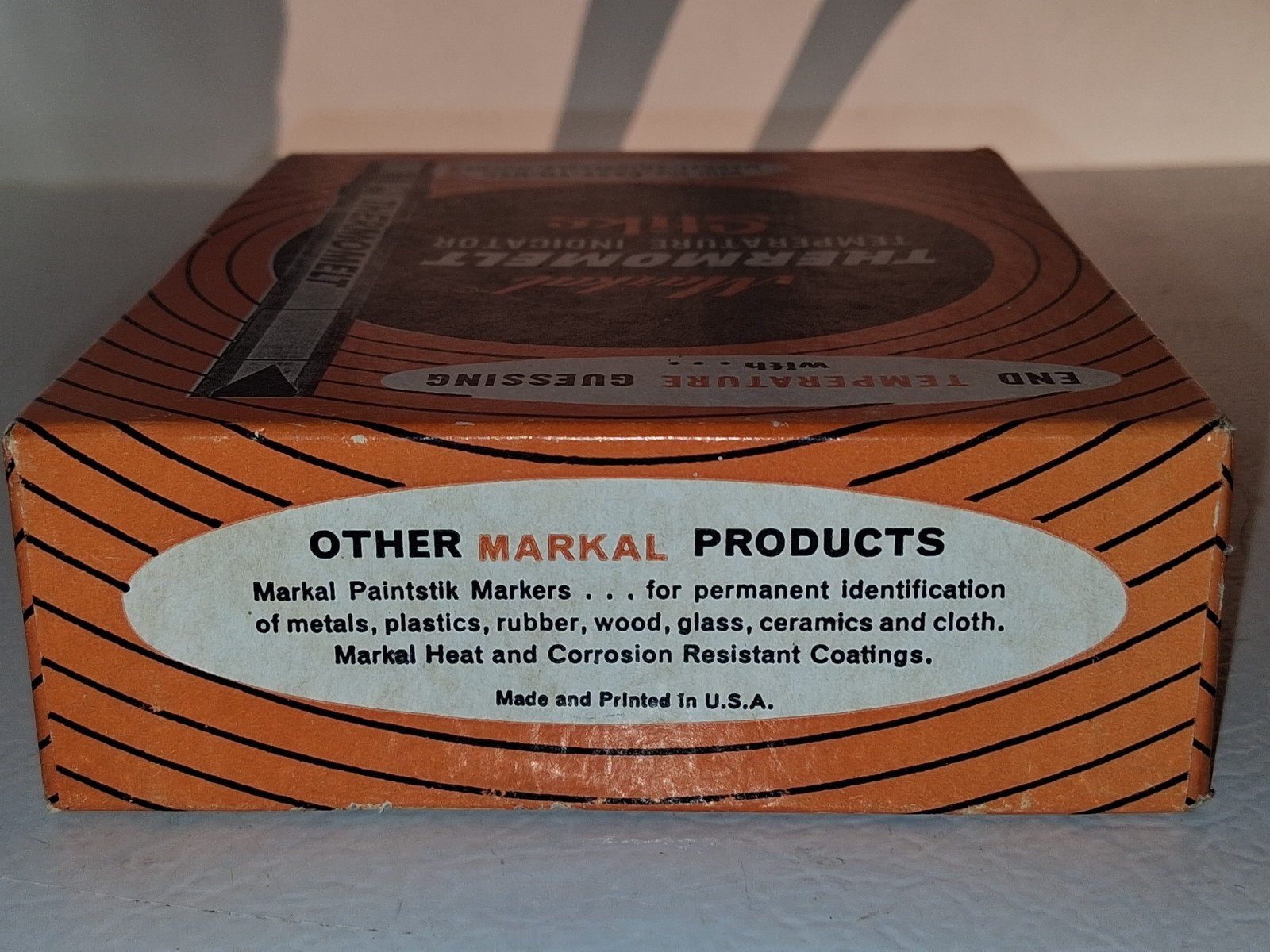 MARKAL THERMOMELT TEMPERATURE INDICATOR STICKS WITH EASY-TO-USE ADUSTABLE HOLDER